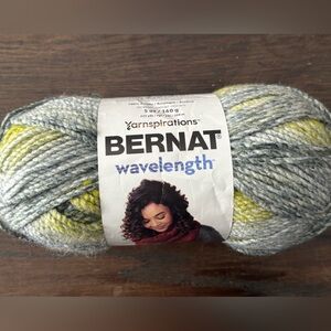 Bernat Wavelength Yarn - Gray and Yellow